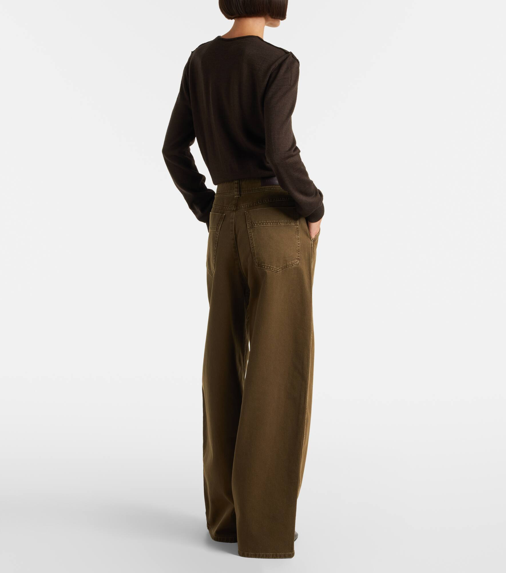 High-rise wide-leg jeans - 3