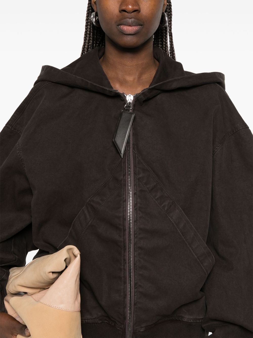 hooded bomber jacket - 5