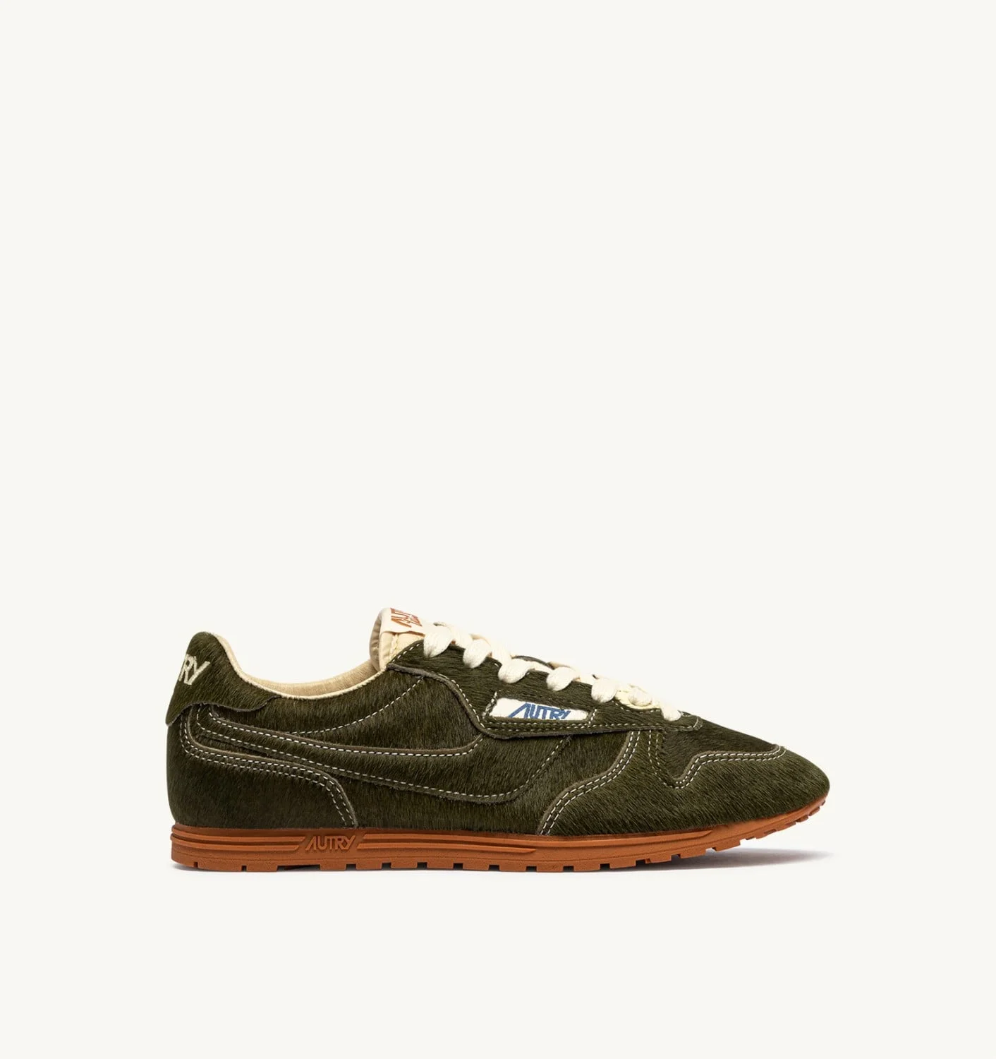 WINDSPIN SNEAKERS IN MILITARY PONY SKIN EFFECT MATERIAL - 1