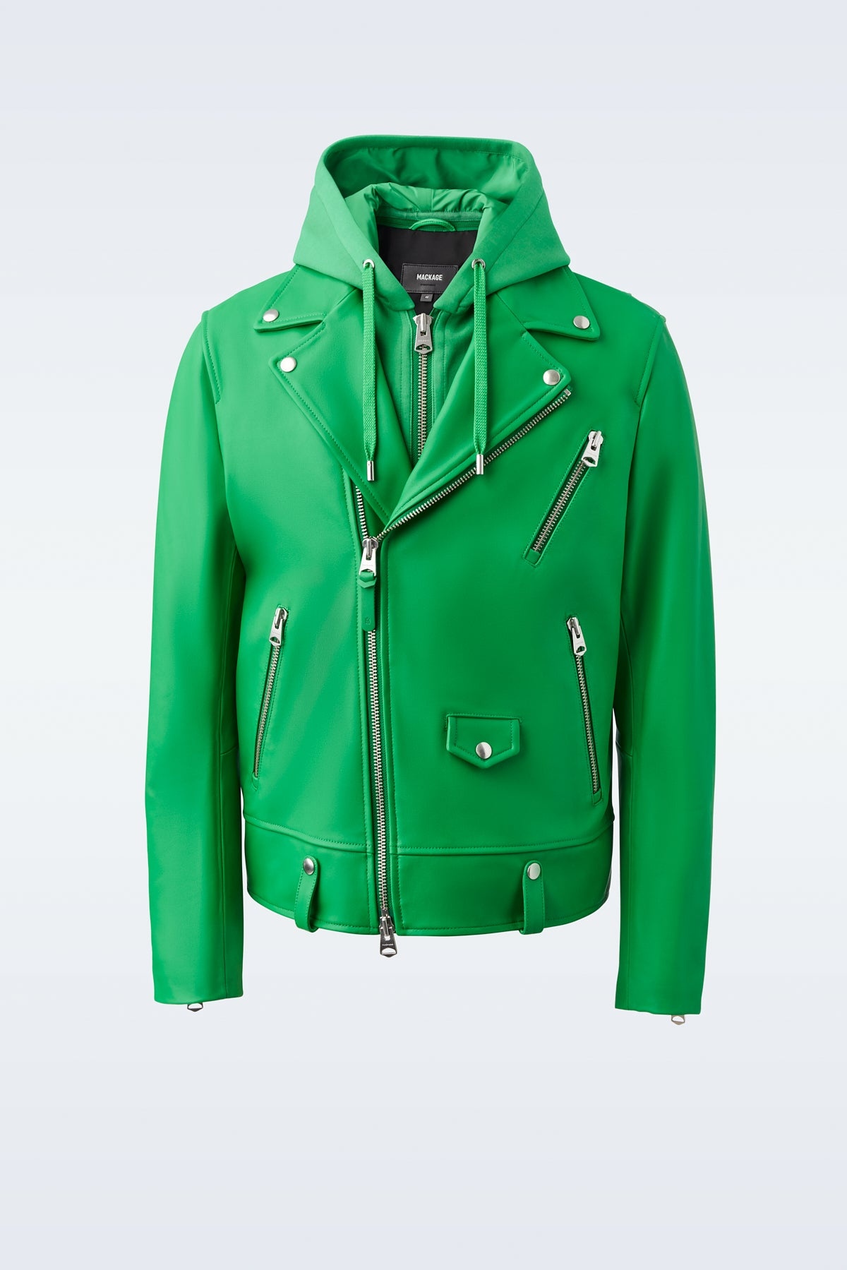 MAGNUS 2-in-1 R Leather biker jacket - 1