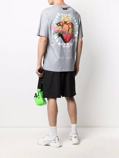 PHILIPP PLEIN Heart Breaker cotton T-shirt outlook