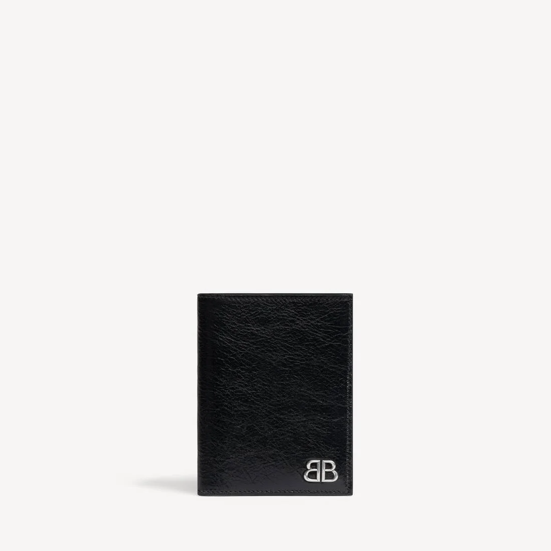 남자의 모나코 수직 Bifold Wallet 에 검정 - 1
