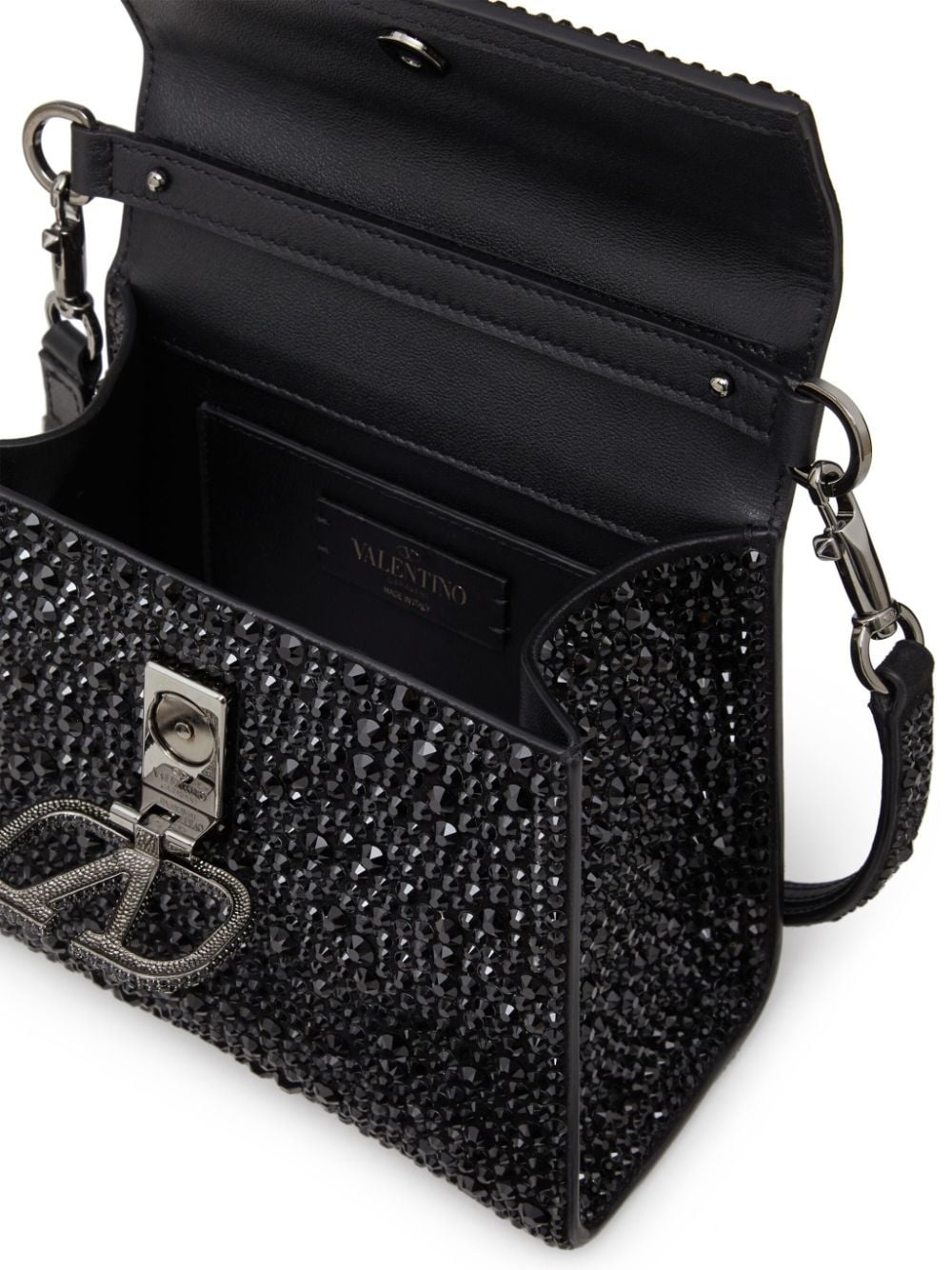 VSling crystal-embellished leather tote bag - 6