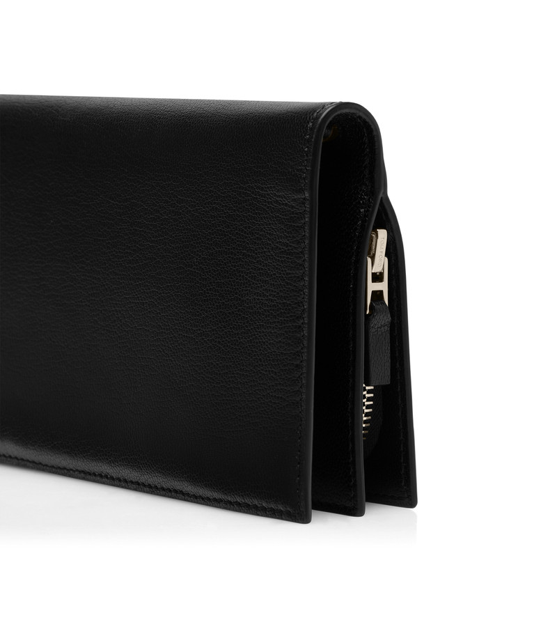 SUPPLE GRAIN LEATHER VERTICAL WALLET 4