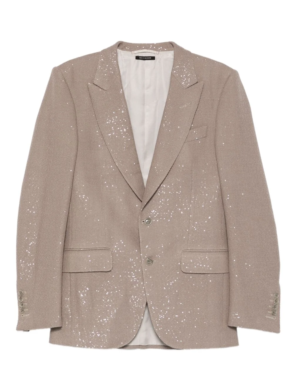 speckled two-button jacket - 1