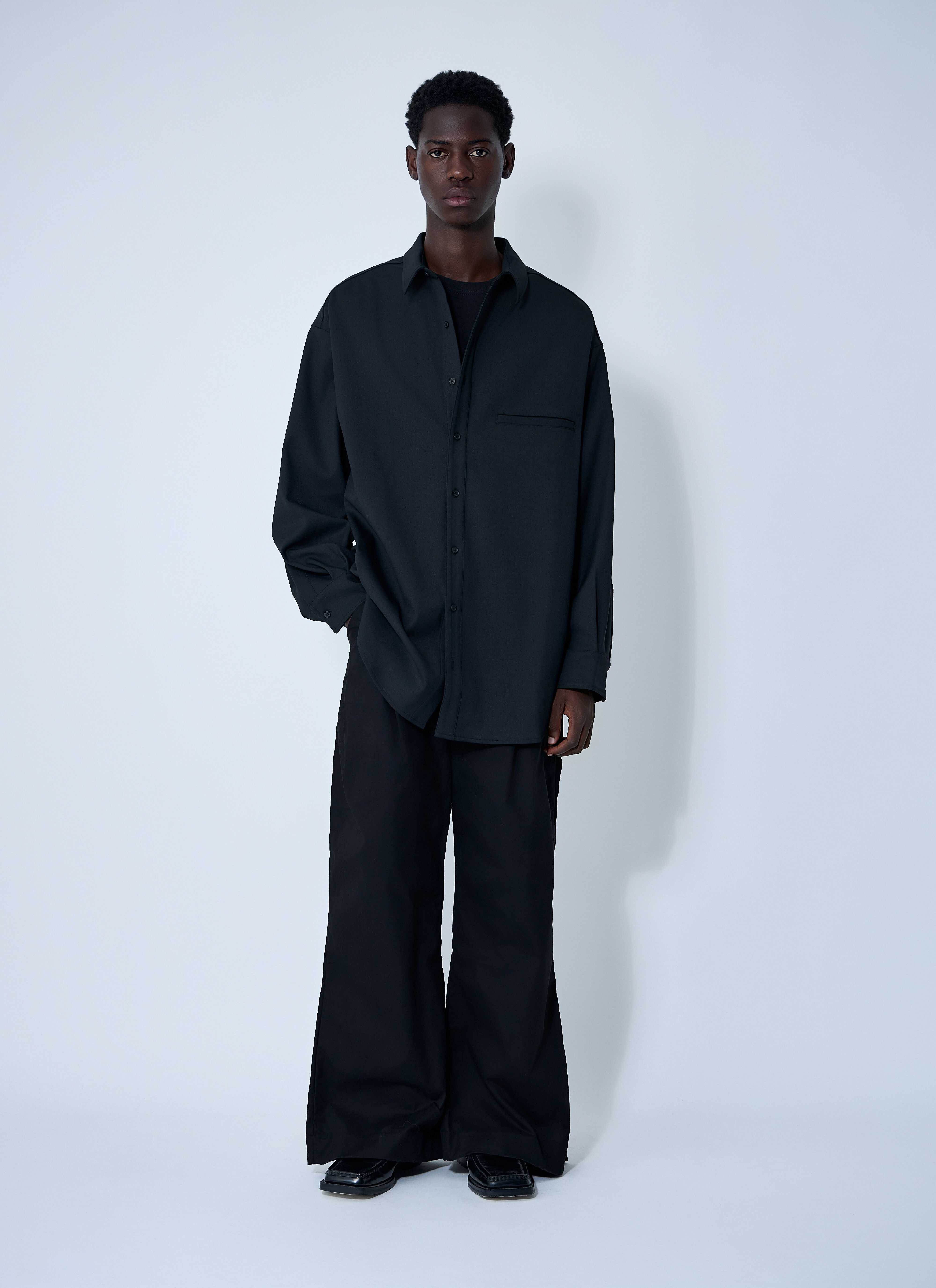 Giant Wool-Blend Shirt - 2