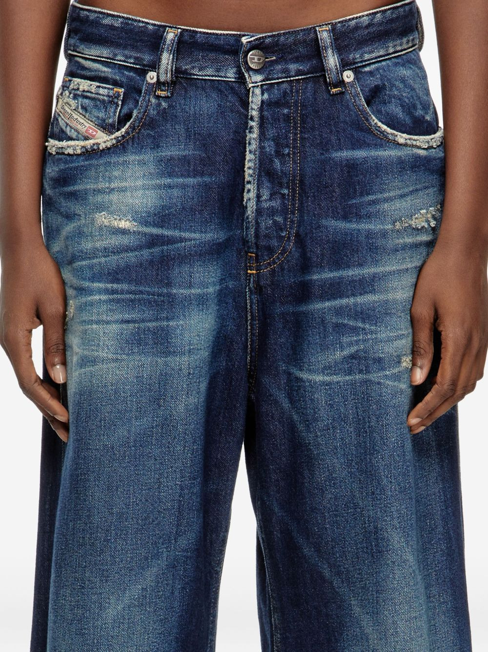 distressed-effect jeans - 5