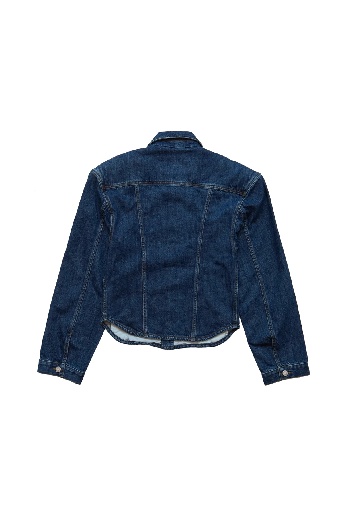 Martine Rose Extreme Shoulder Denim Jacket Blue - 2