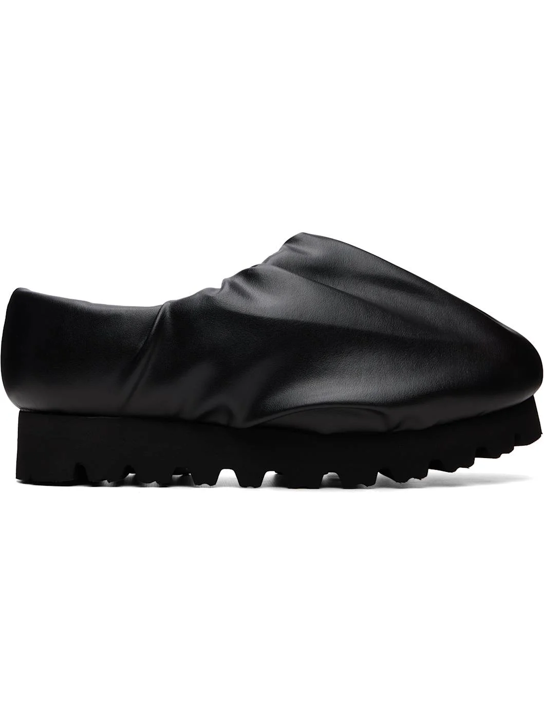 Black Camp Low Mule Loafers - 1