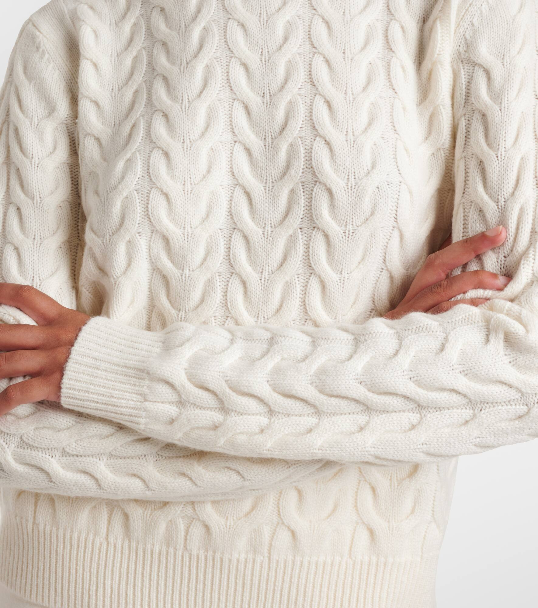Aramis cable-knit cashmere sweater - 5