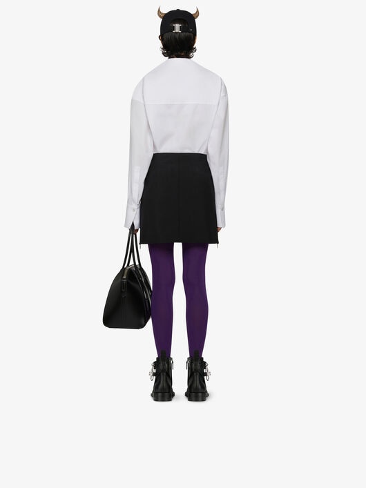 OVERSIZED SHIRT WITH FOLD OF FABRIC COLLAR - 4