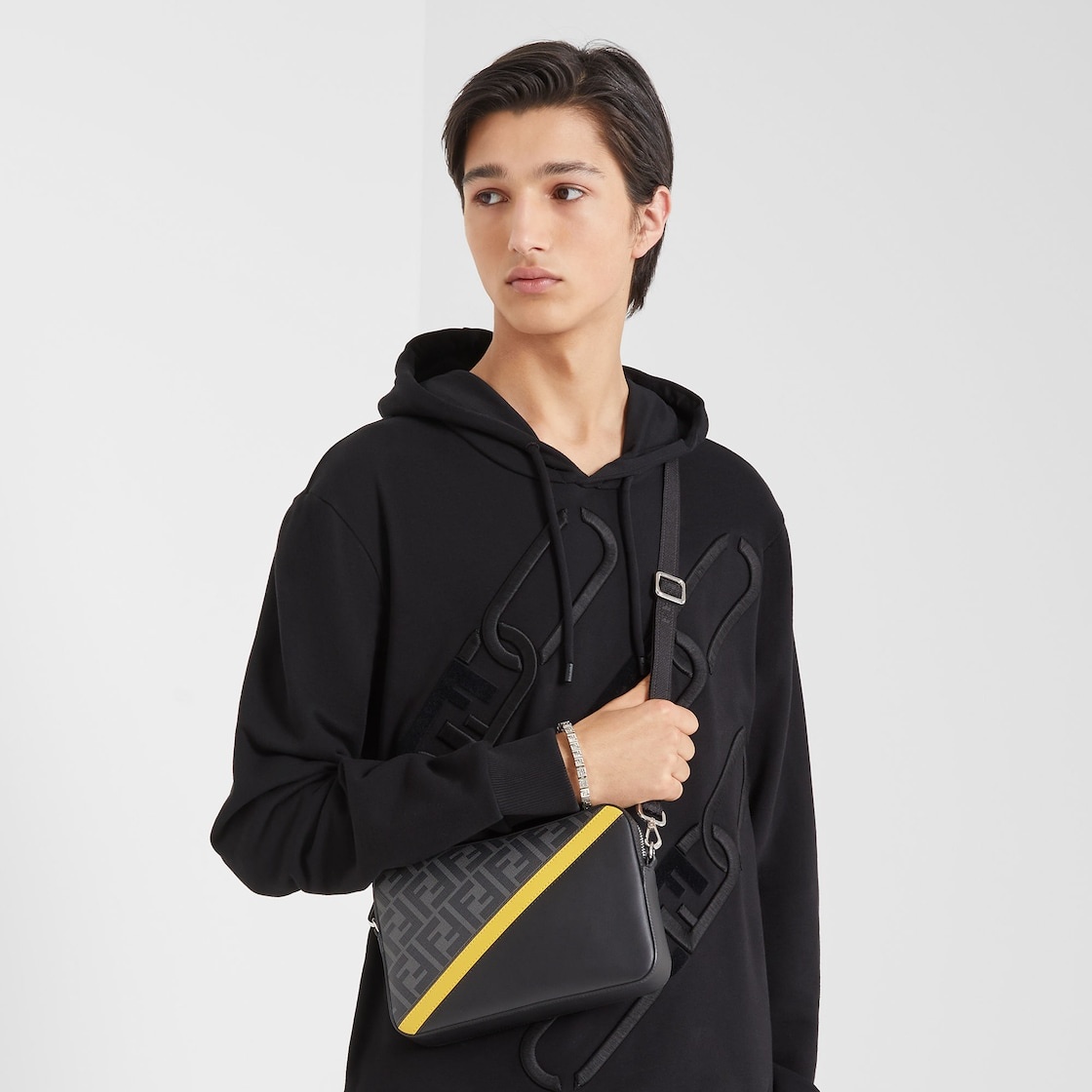Black jersey sweatshirt - 4