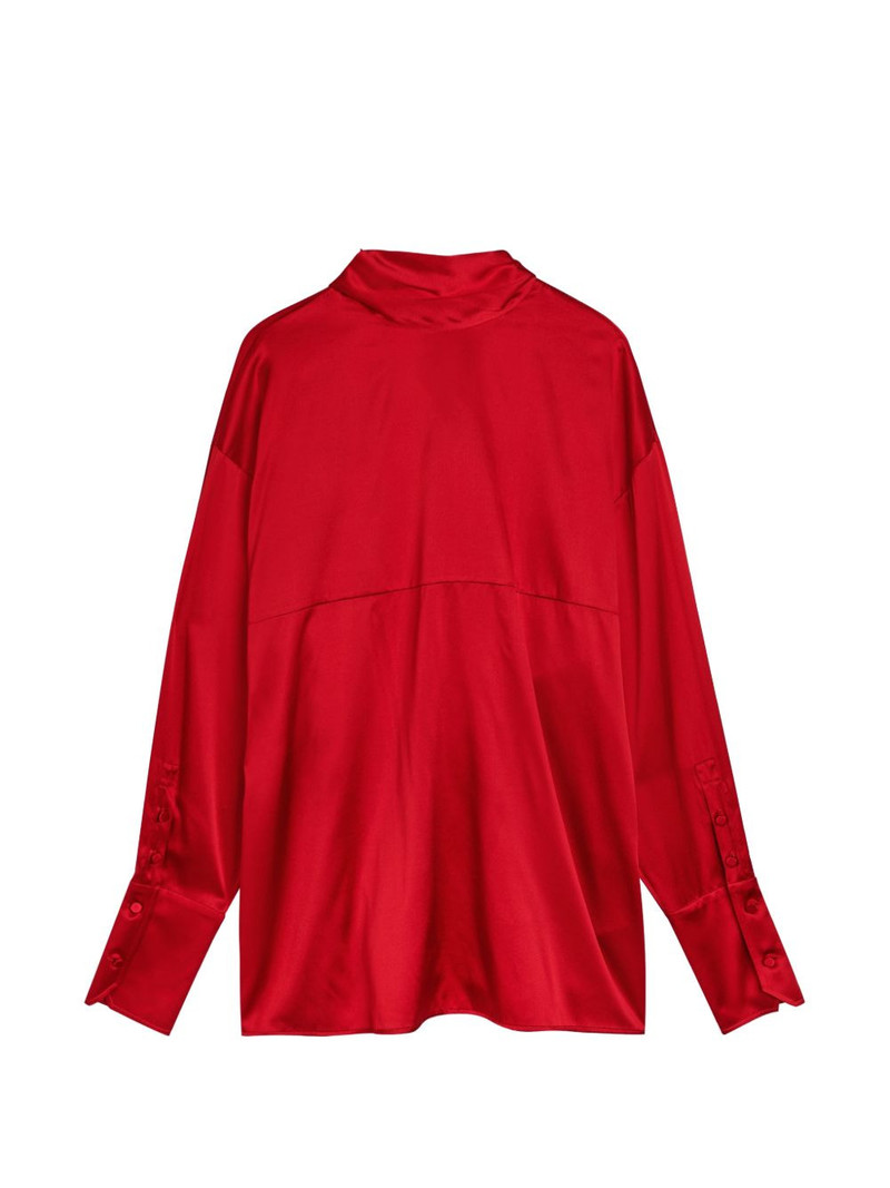 Elide buttoned-cuffs blouse 1