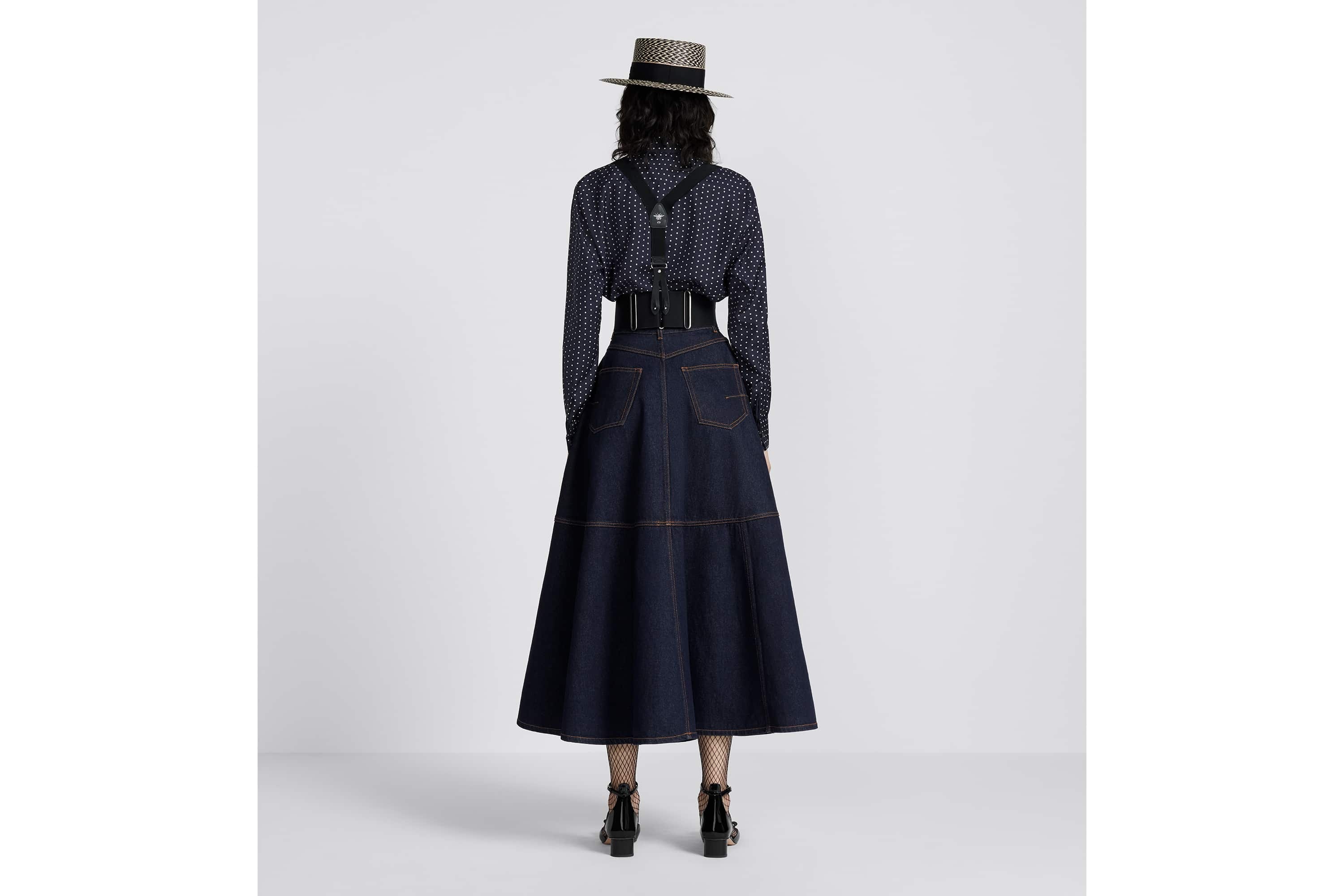 Flared Mid-Length Skirt - 6