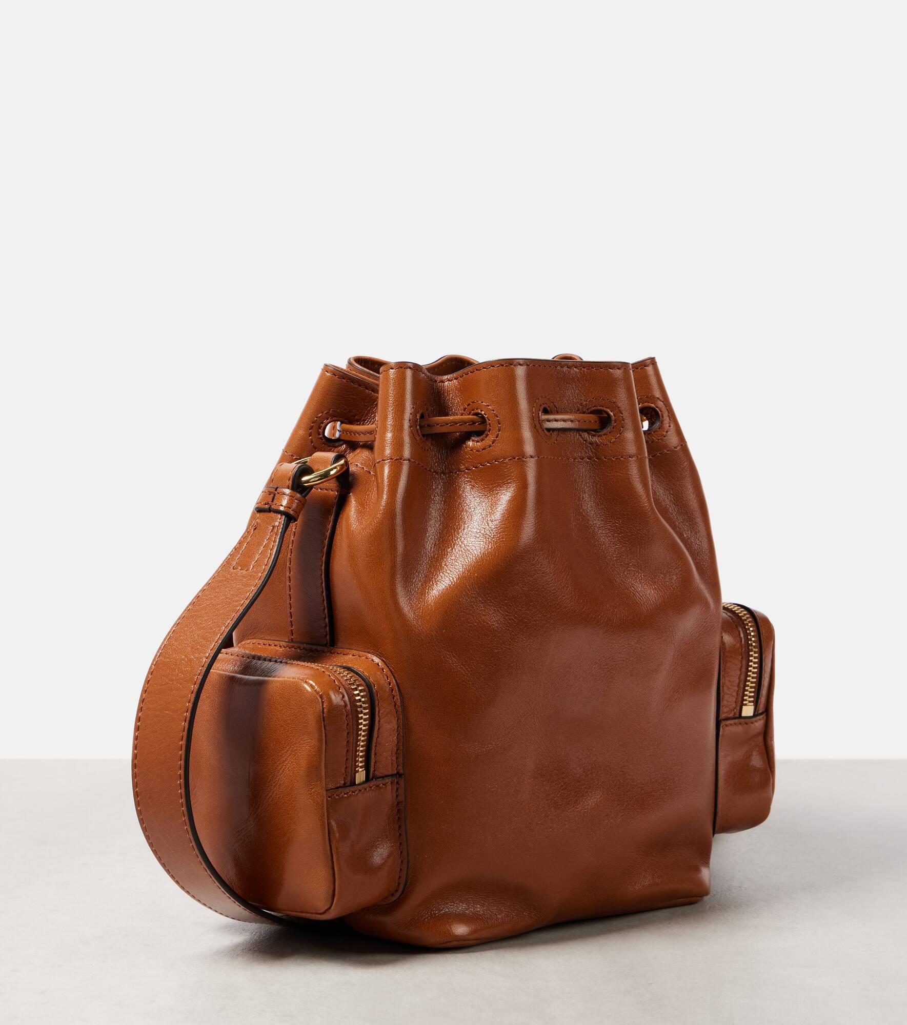 Leather backpack - 4