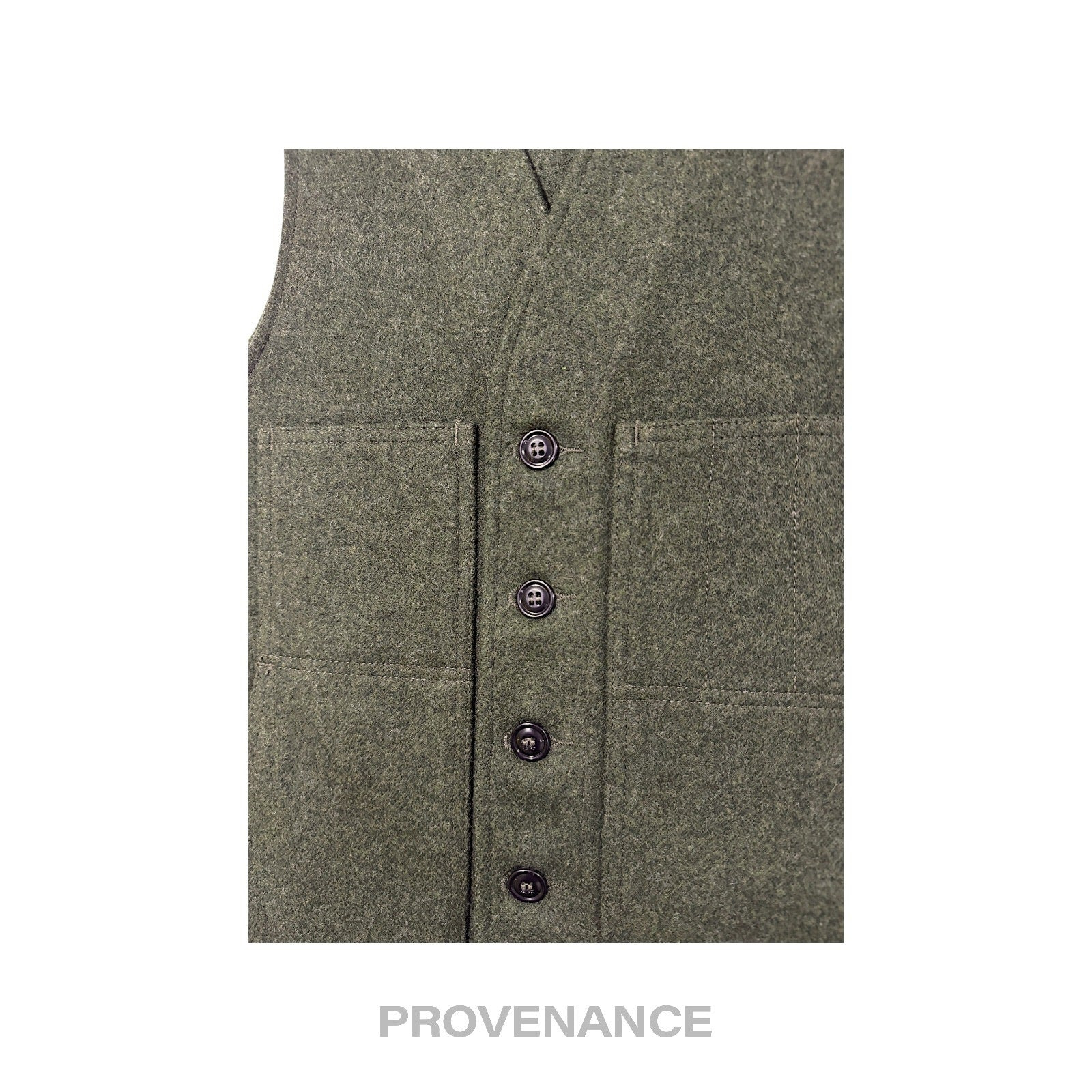 Filson Mackinaw Wool Vest - Forest Green XS - 4