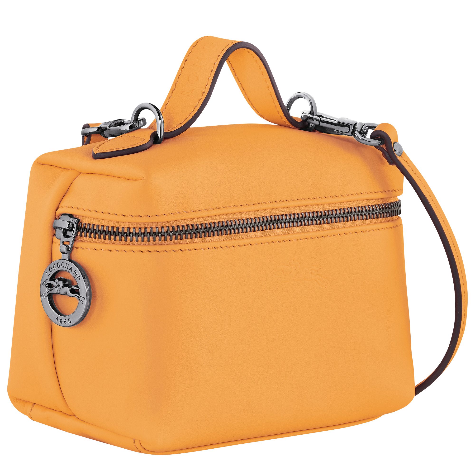Le Pliage Xtra XS Vanity Apricot - Leather - 3