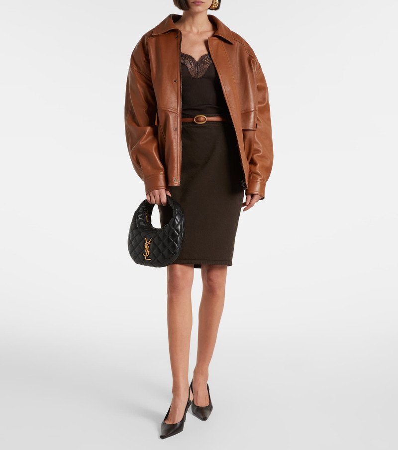 SAINT LAURENT Icarino quilted leather tote bag outlook