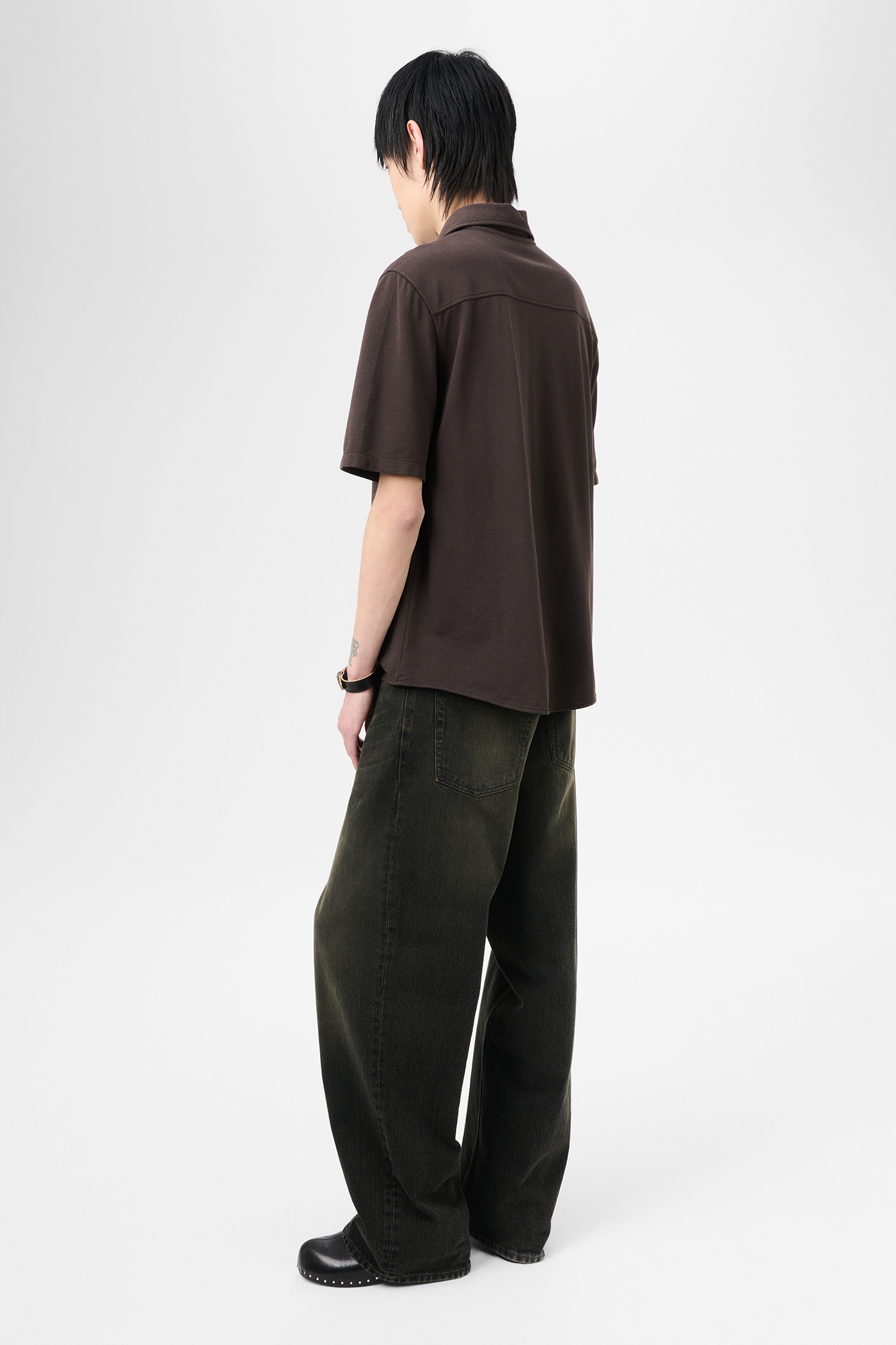 Analog Shirt Deep Brown Super Mall Piquet - 5