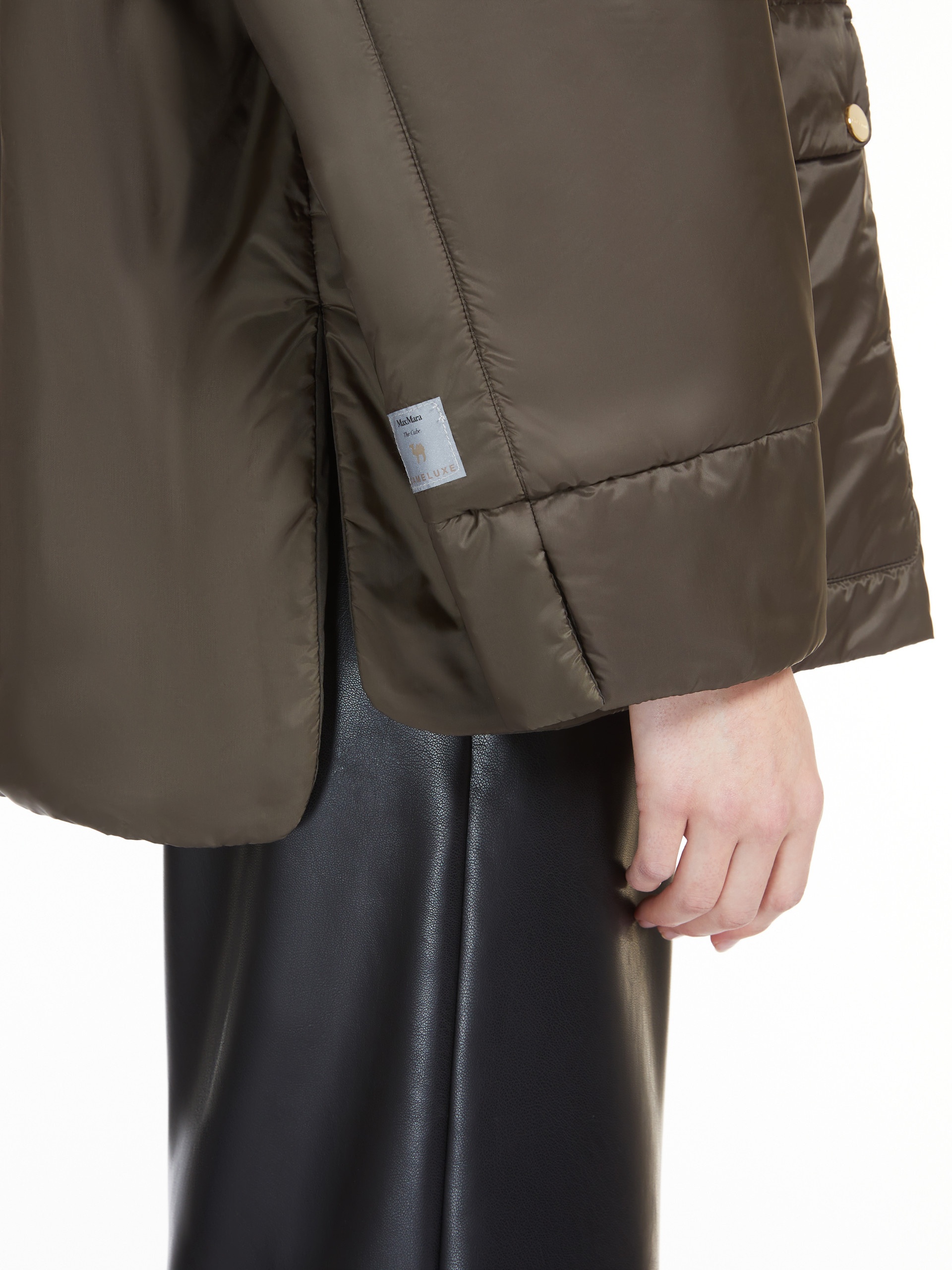 GREENMO Reversible technical canvas padded sweatshirt - 5
