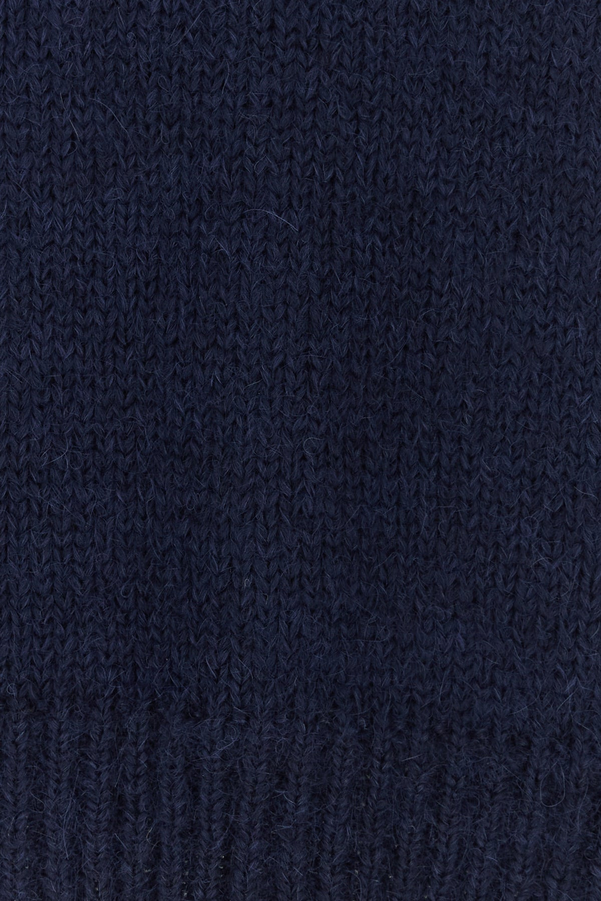 Navy blue alpaca blend sweater - 3