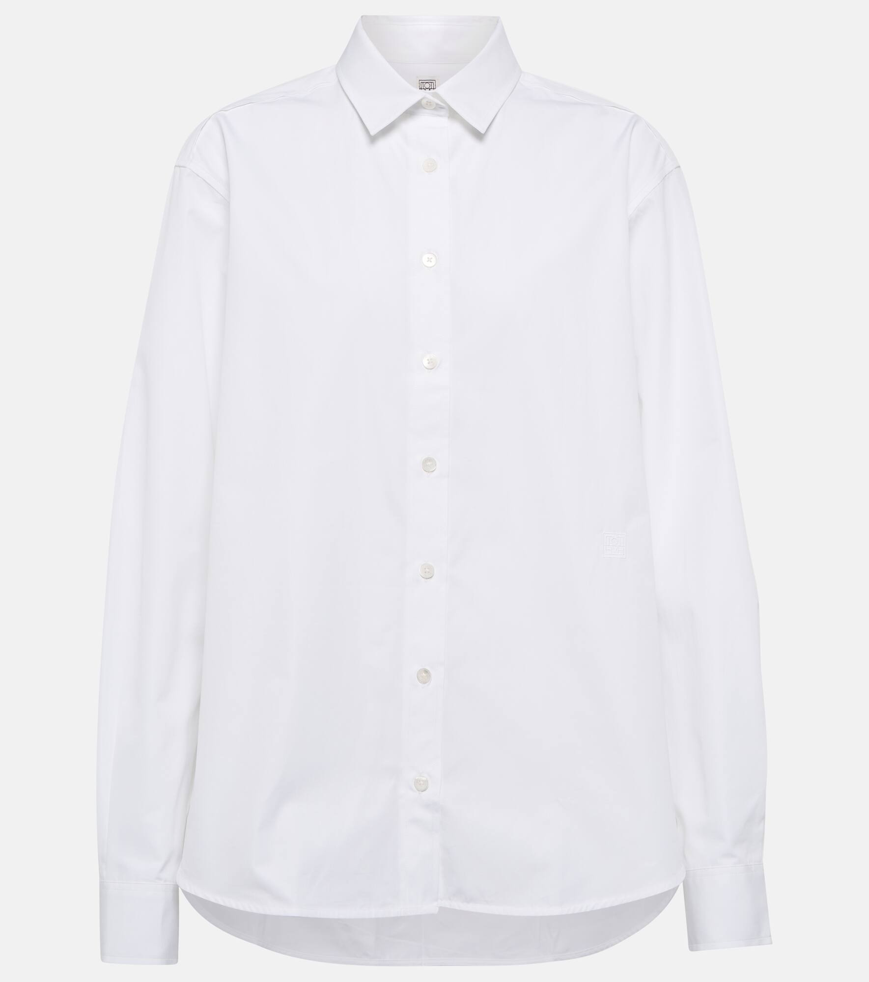 Cotton poplin shirt - 1