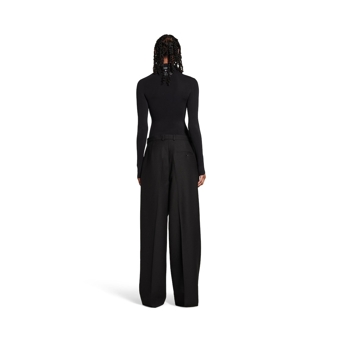Men's Loose Pants in Black - 4