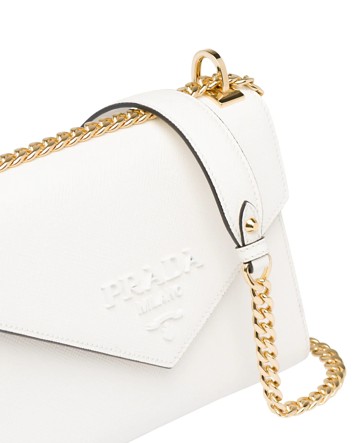 Saffiano Leather Prada Monochrome Bag - 6