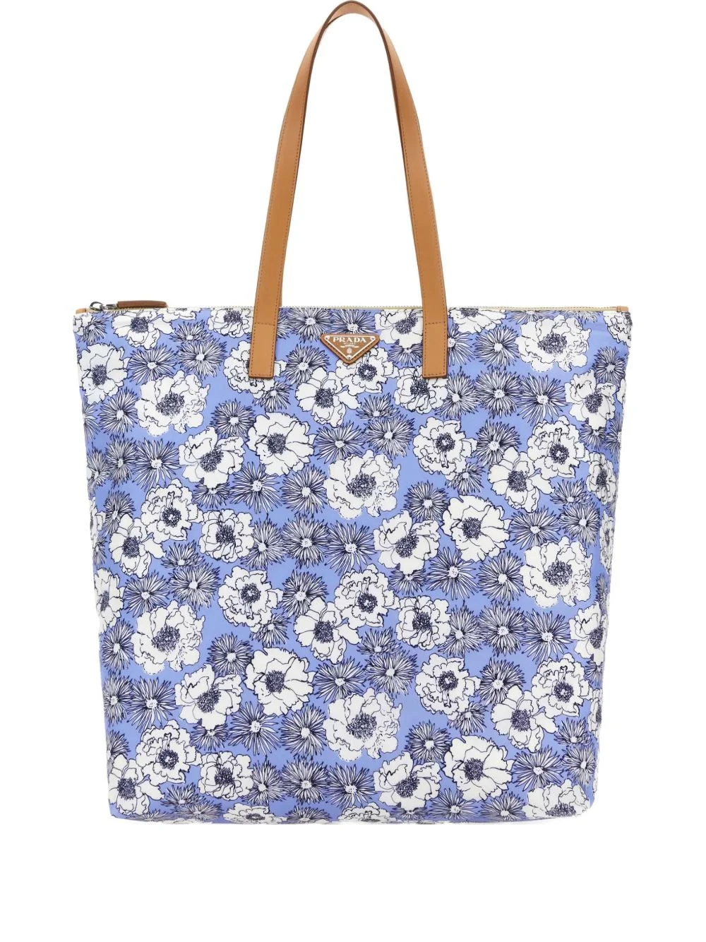 Printed Re-Nylon tote bag - 1