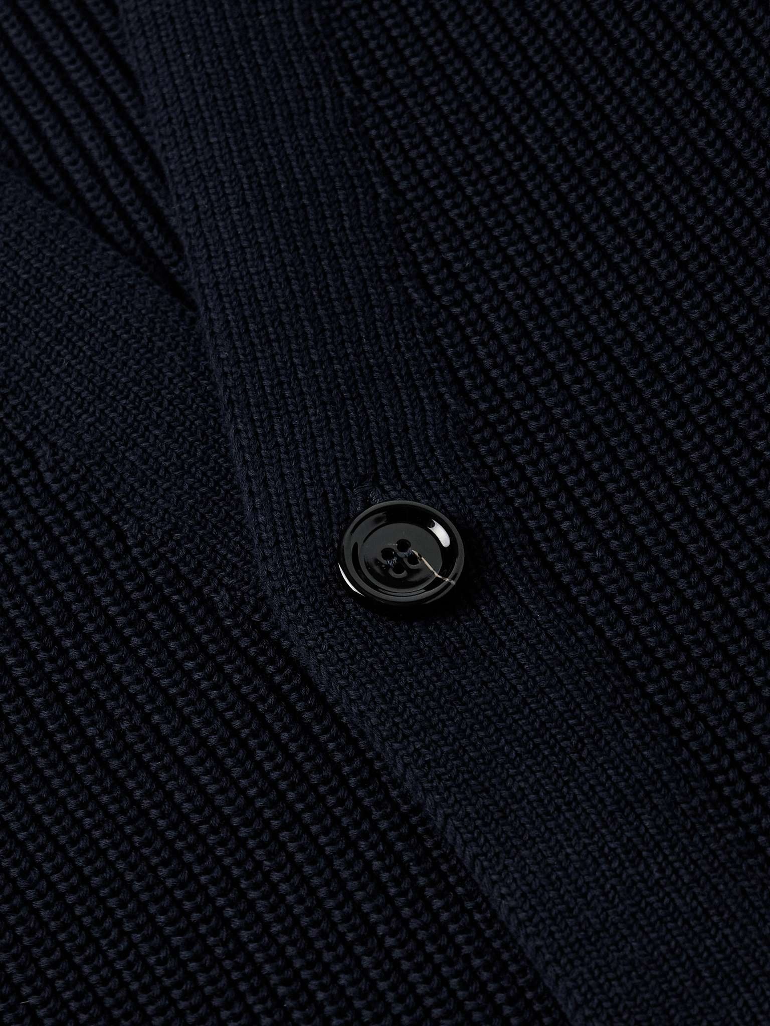 Ribbed Cotton Cardigan - 4