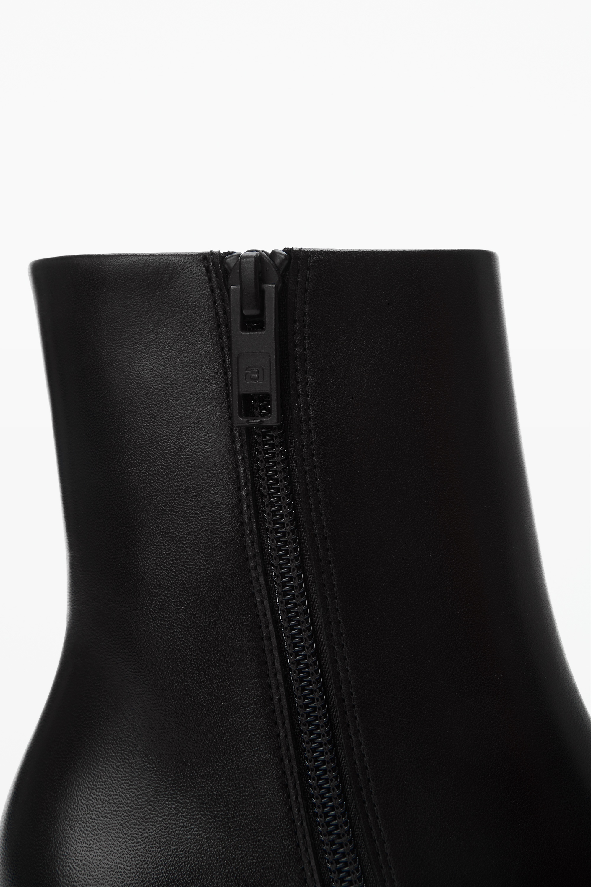 ALDRICH 55 ZIP-UP BOOTIE IN LEATHER - 4