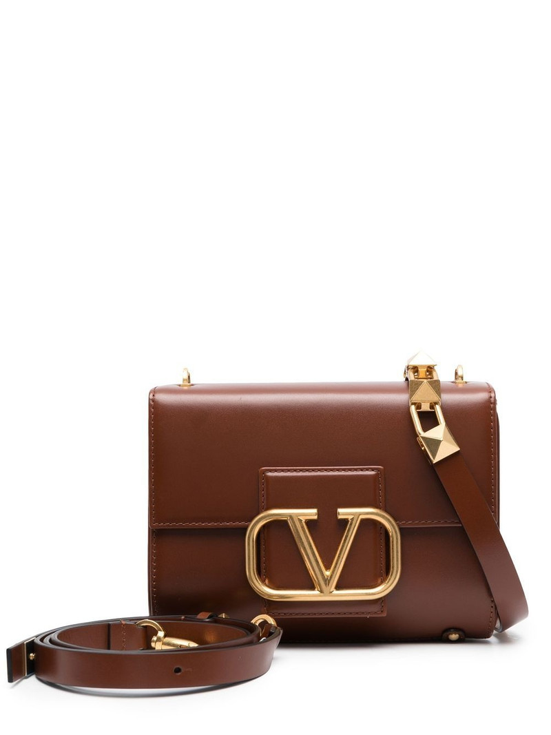 Stud Sign leather shoulder bag 7