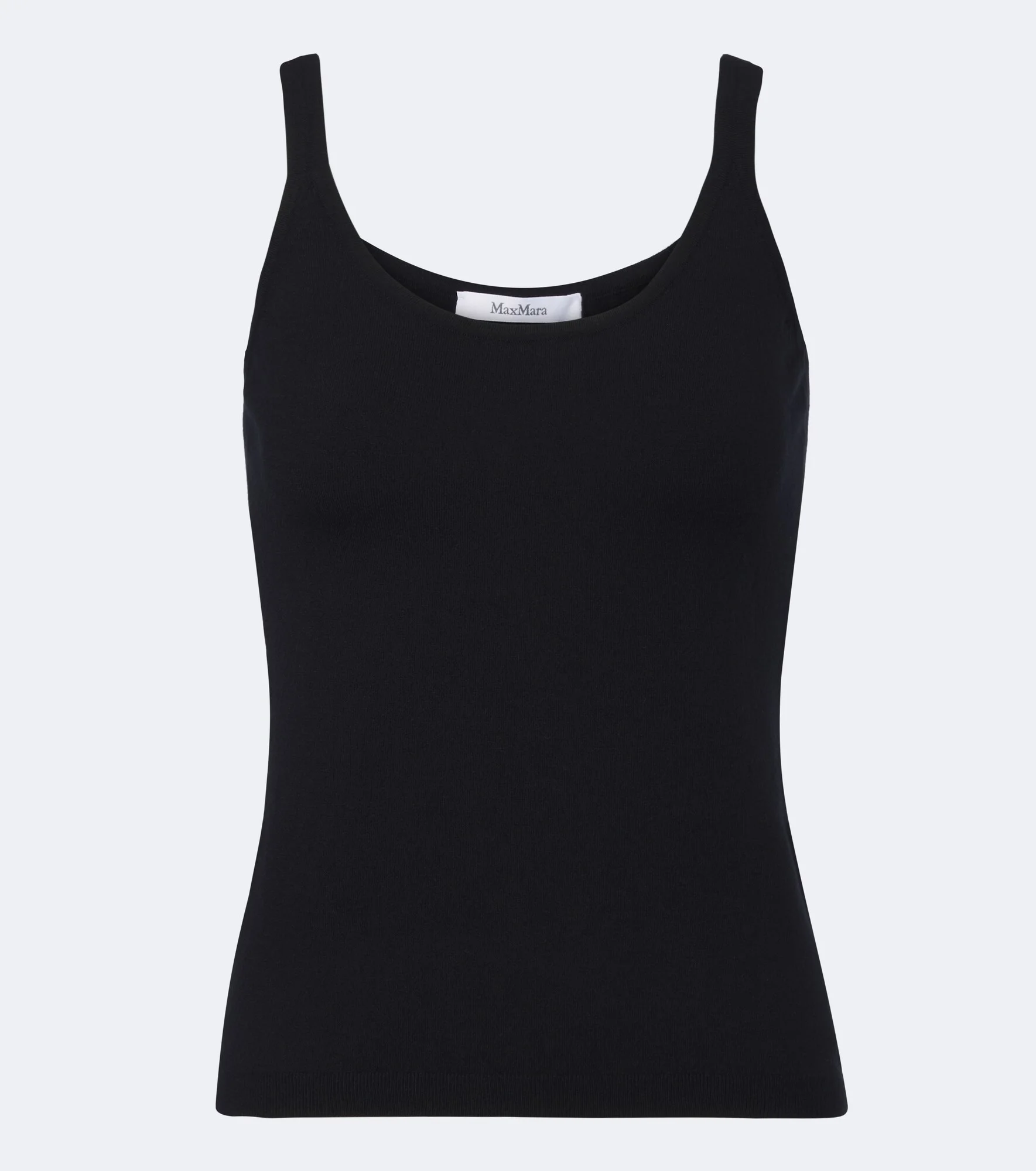 Knitted wool-blend tank top - 1