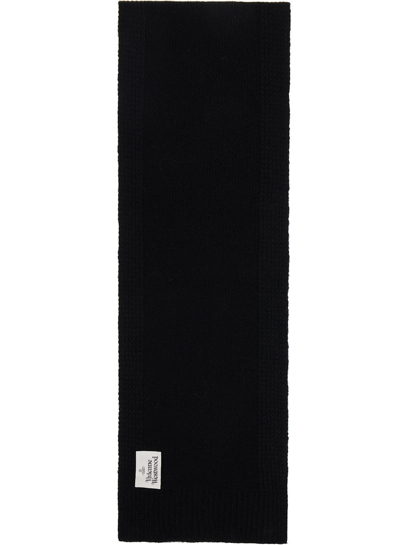 Vivienne Westwood Black Cashmere Scarf outlook
