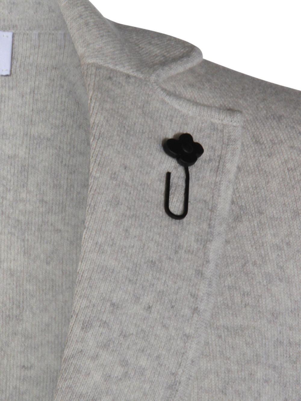 flower-embellished buttoned cardigan - 3