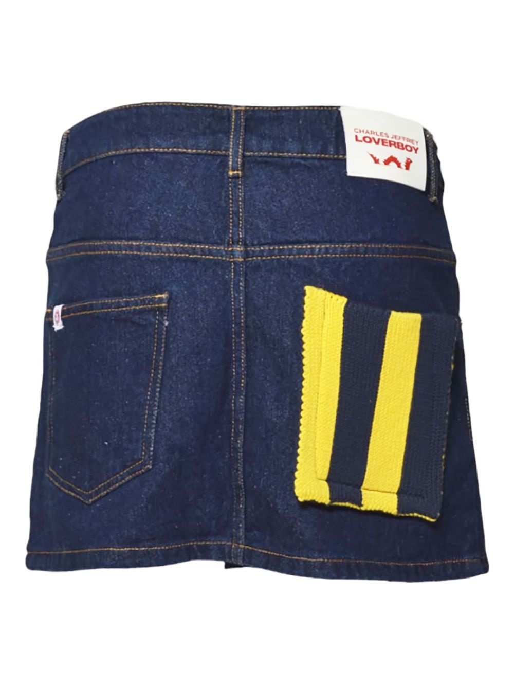 denim mini skirt - 2