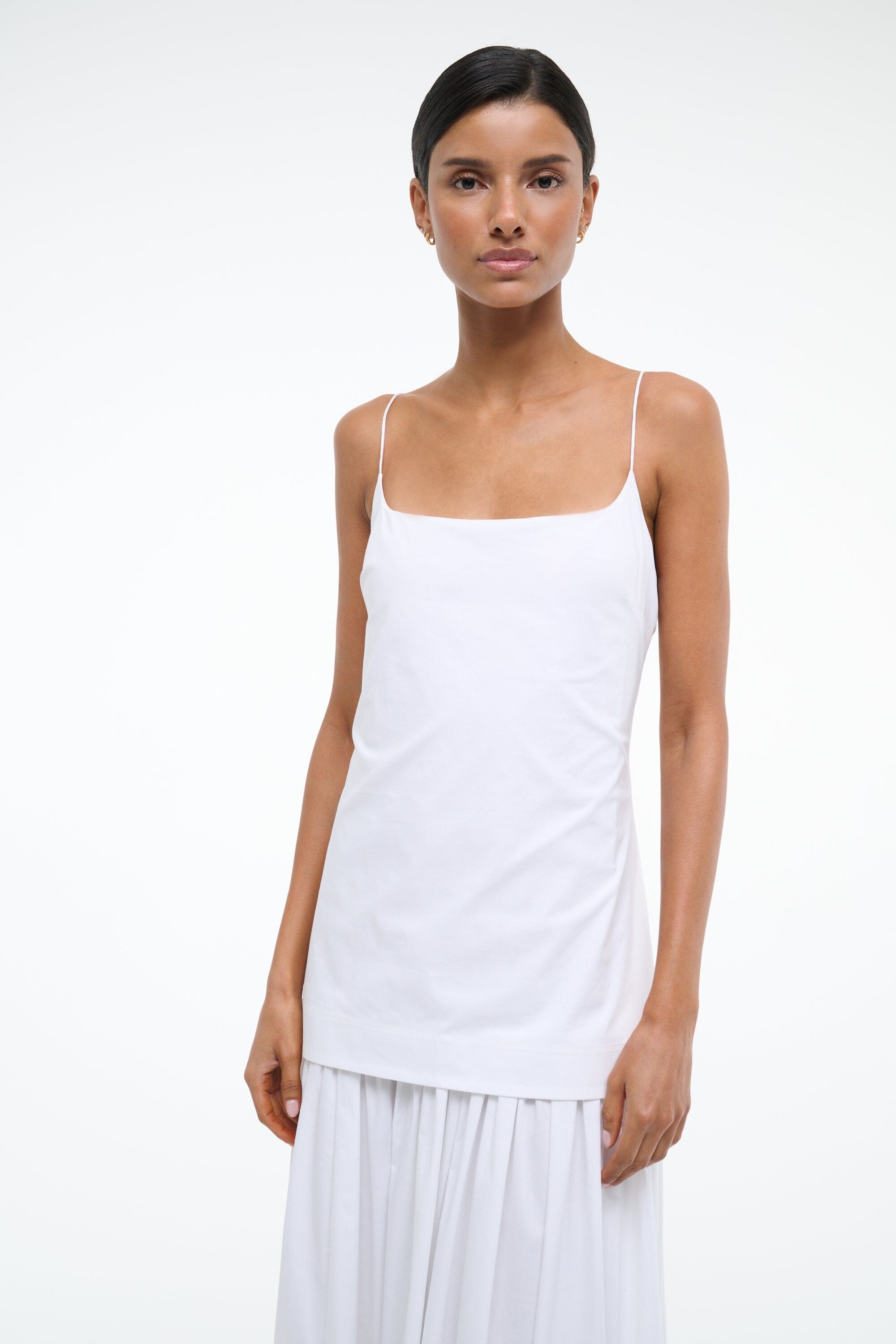 STAUD ARI DRESS WHITE - 2
