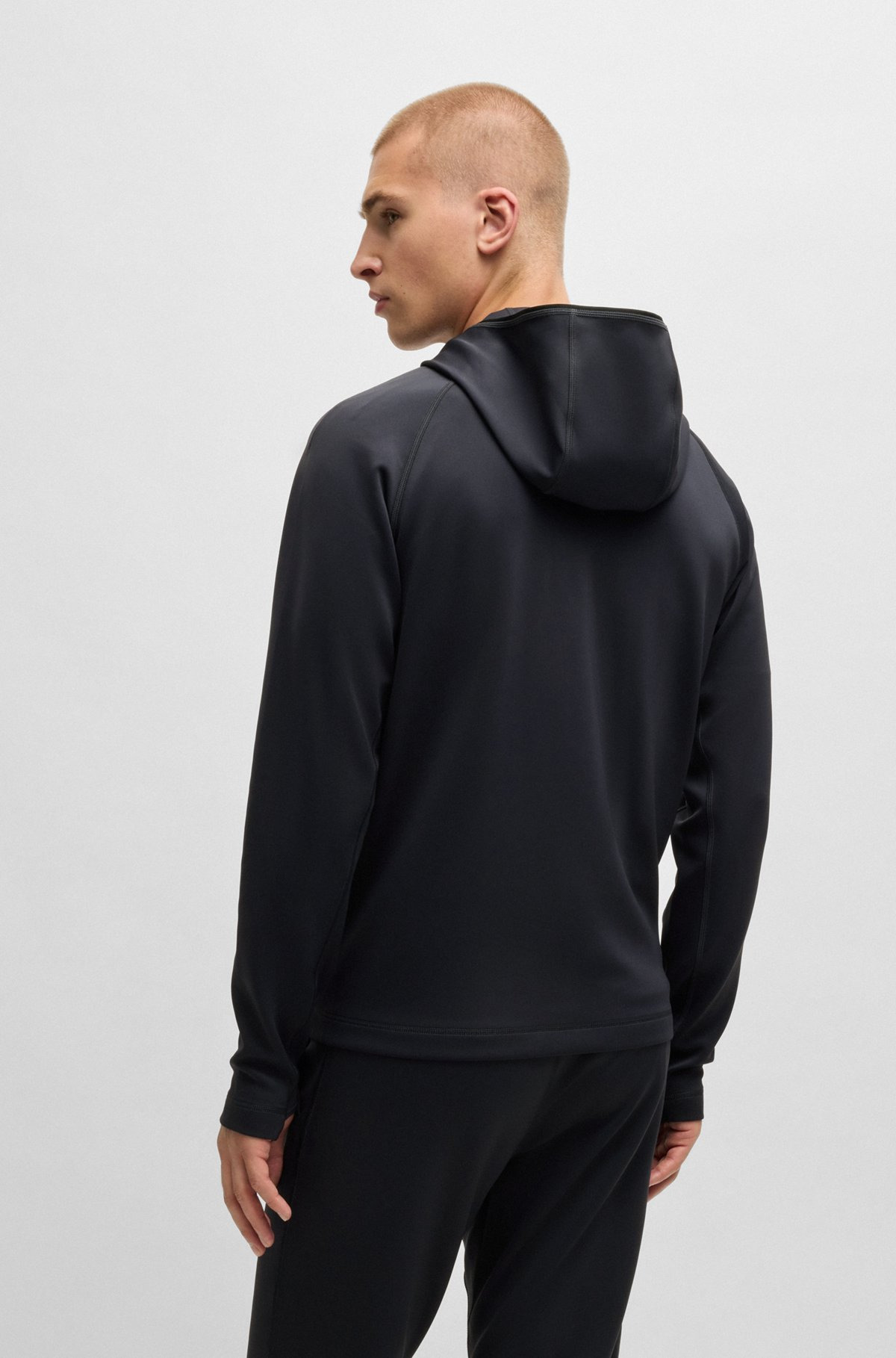 ACTIVE STRETCH ZIP-UP HOODIE WITH MOISTURE MANAGEMENT - 5