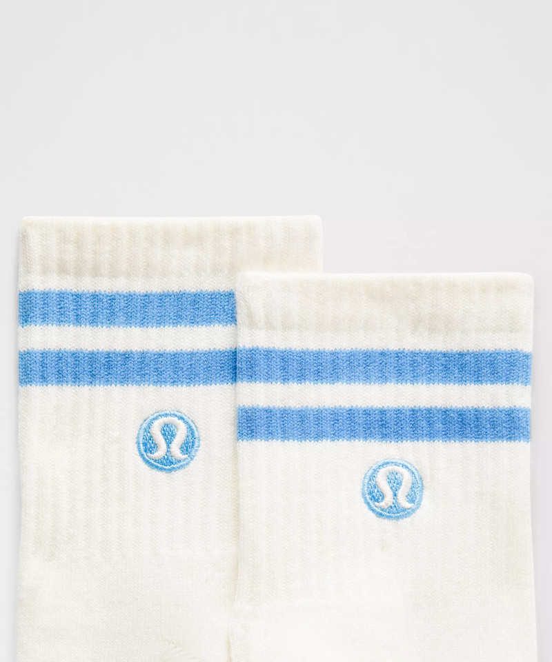 lululemon Unisex Daily Essential Quarter Socks *Stripe outlook
