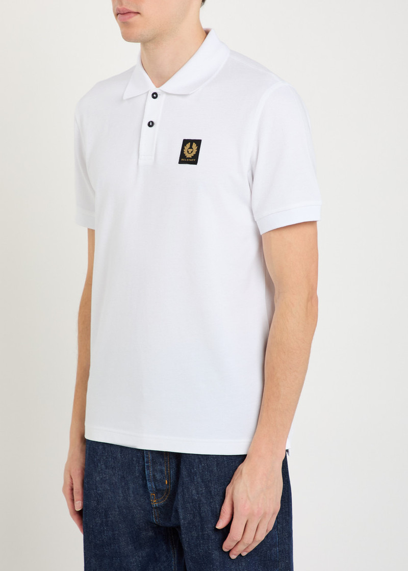 Belstaff Belstaff Logo-appliquéd Piqué Cotton Polo Shirt outlook