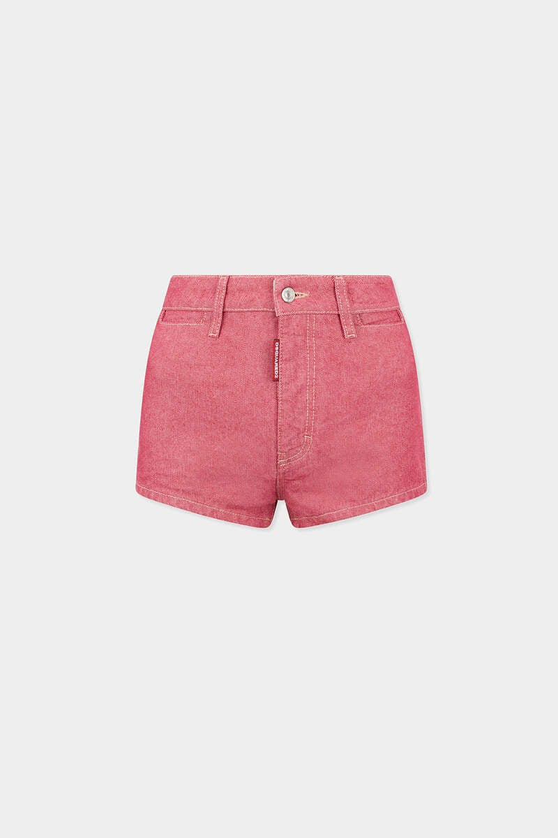 OXFORD DENIM HIGH WAIST HOT PANTS 1
