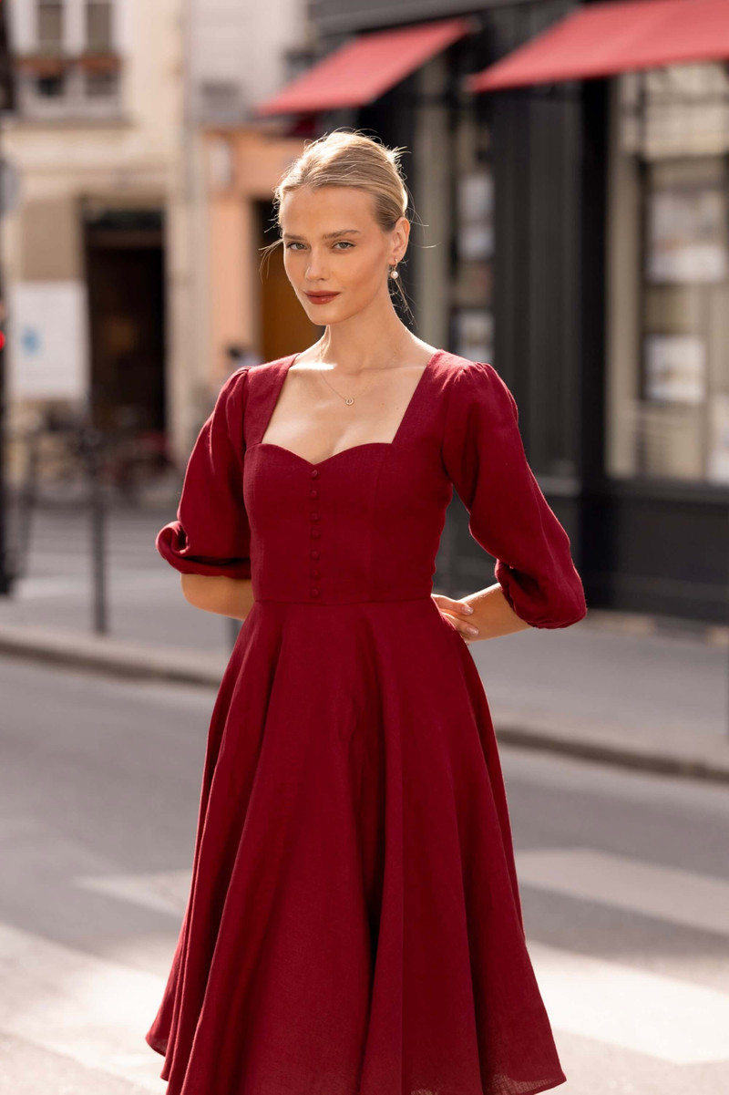 Gaâla Bardetta Linen Dress outlook