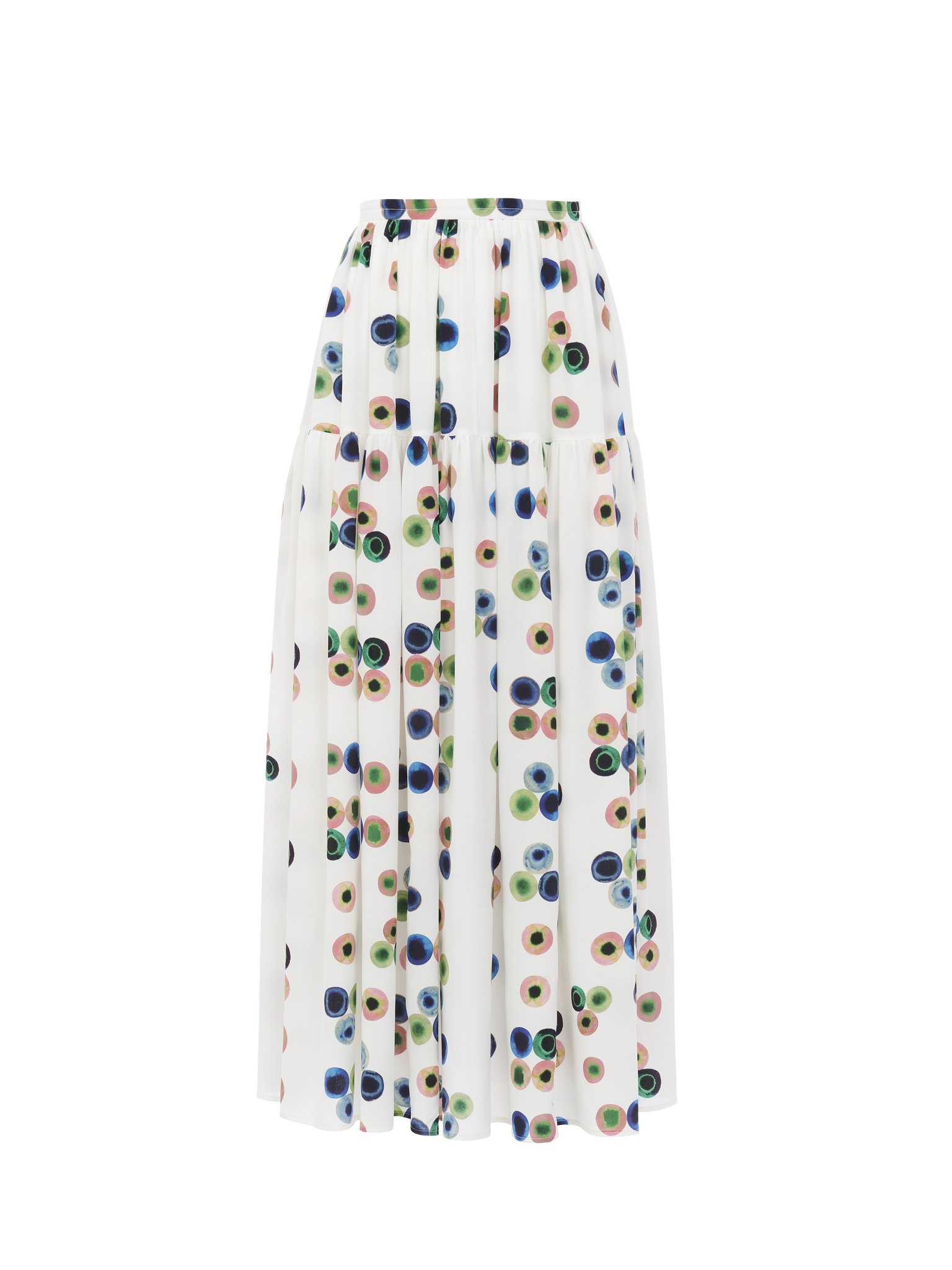 PRINTED MAXI SKIRT - 1