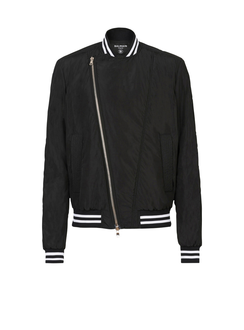 Nylon bomber jacket - 1