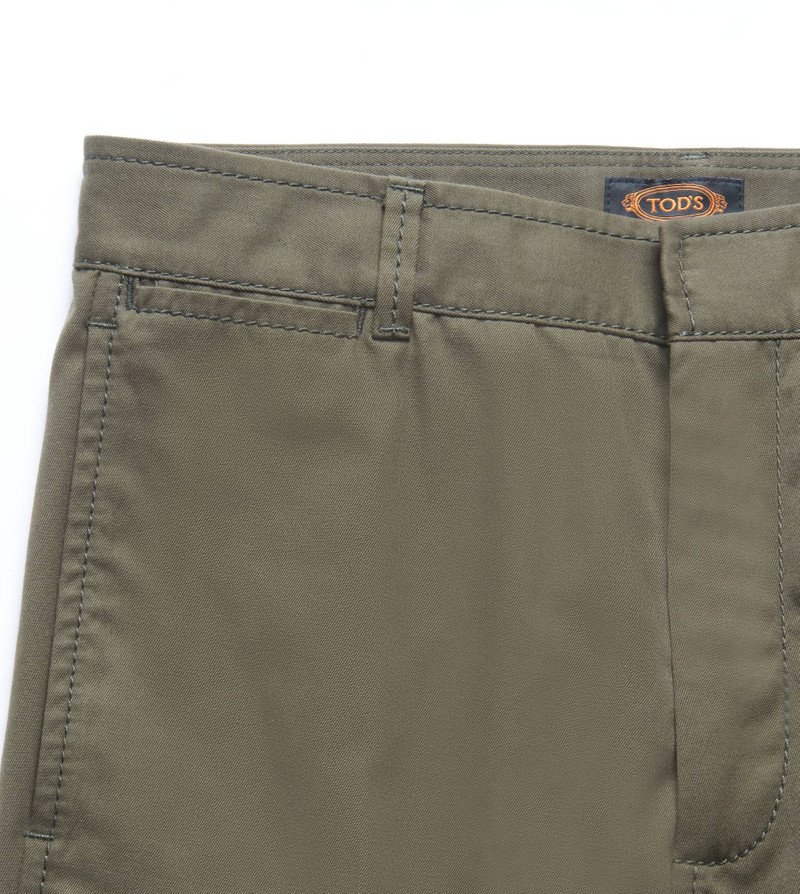 CHINO TROUSERS - GREEN 4