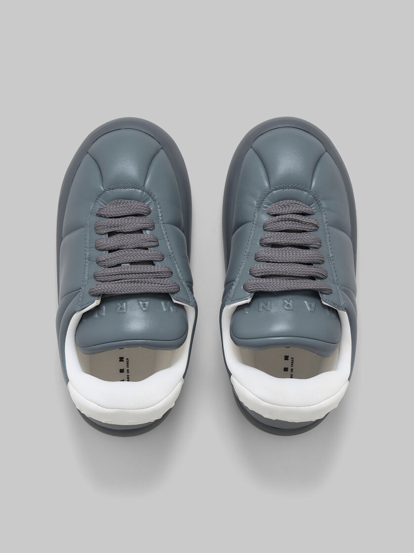 GREY LEATHER BIGFOOT 2.0 SNEAKER - 4