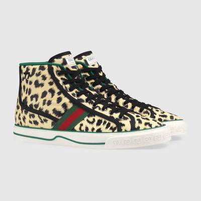 GUCCI Men's Gucci Tennis 1977 high top sneaker outlook