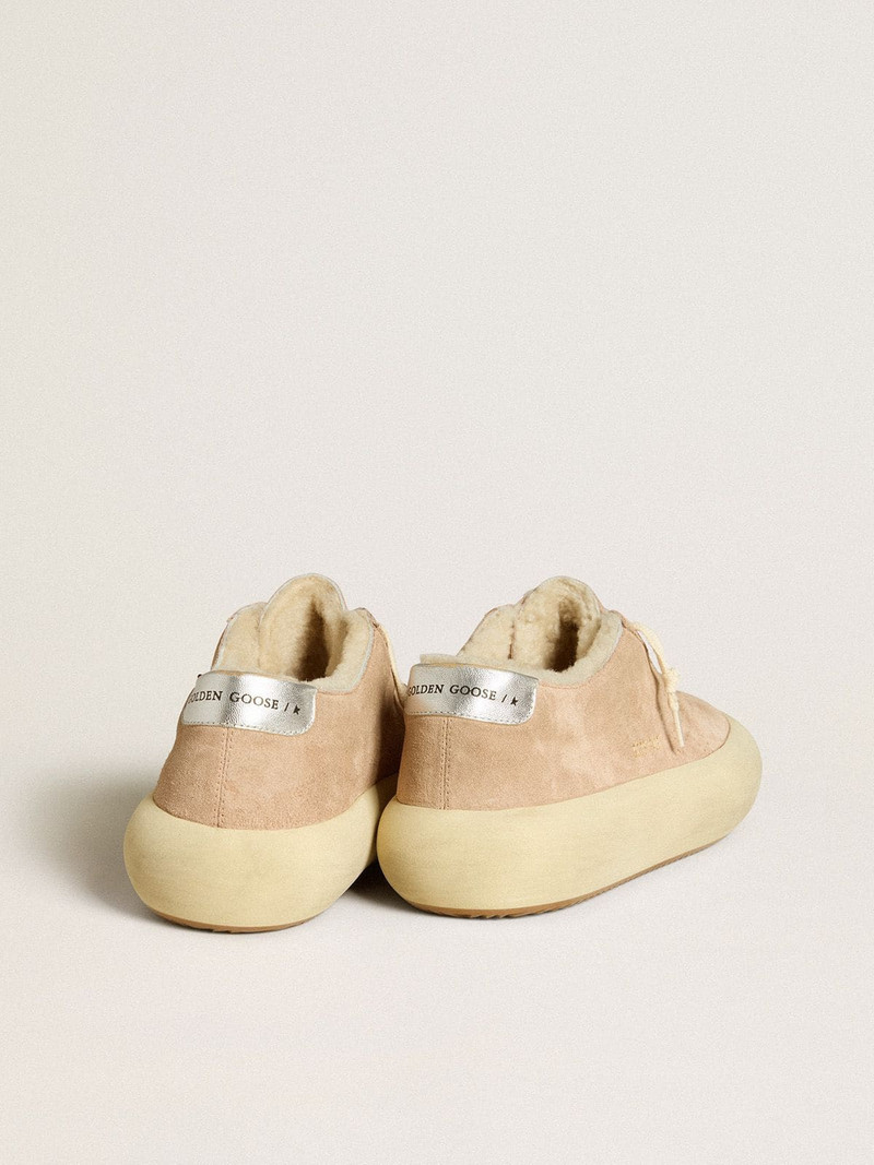 Men’s Space-Star in old rose suede with shearling lining 4