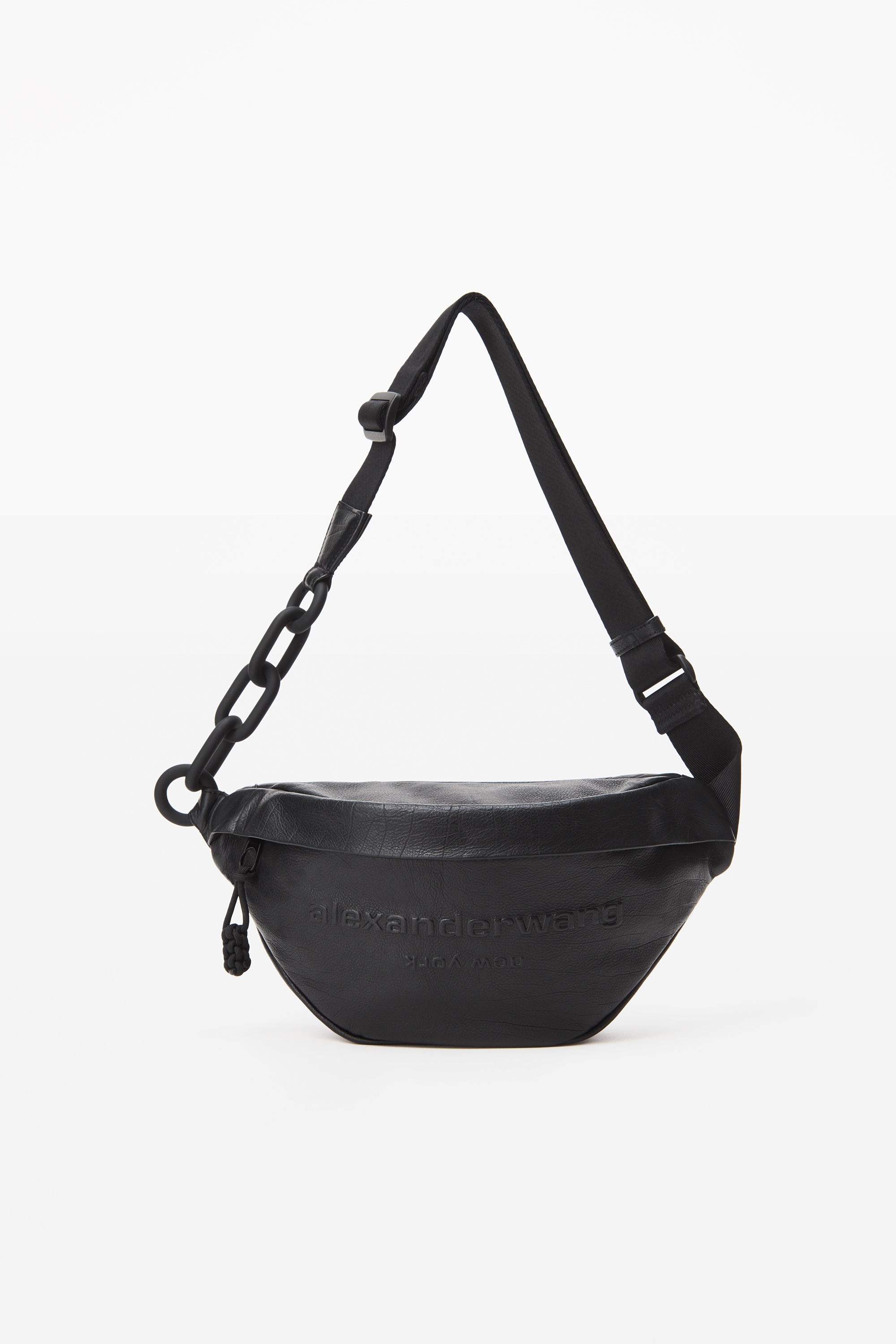 Alexander Wang PRIMAL FANNY PACK IN TUMBLE MOTO LEATHER | REVERSIBLE