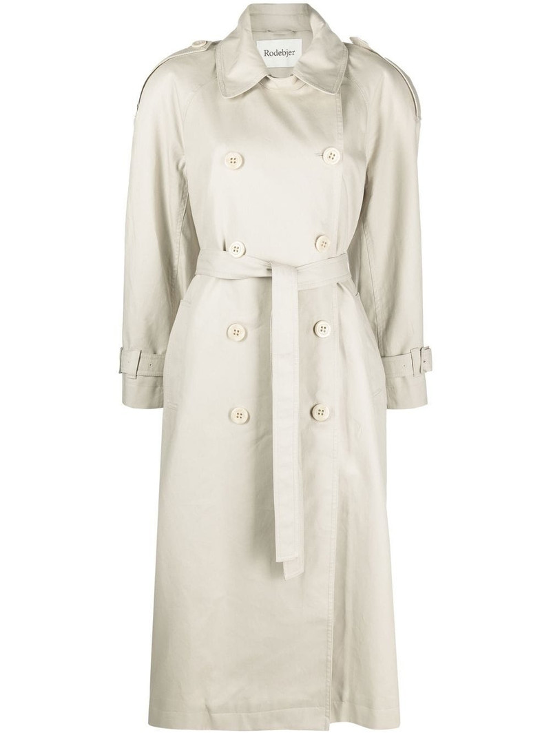 Lois double-breasted trench coat 1